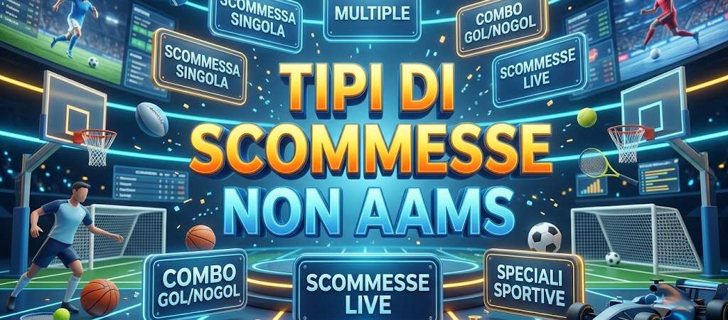 Tipi di scommesse non aams